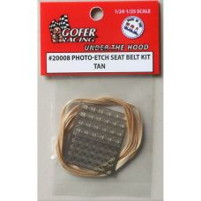 Gofer Racing 1:24-1:25 Photo-Etch Tan Seatbelt