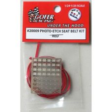 Gofer Racing 1:24-1:25 Photo-Etch Red Seatbelt