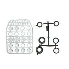 Gofer Racing 1/24-1/25 Dragster Wheels and Tires Kit