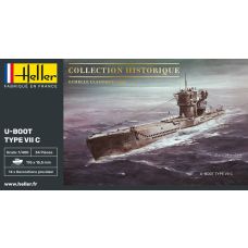 Heller 1/400 Type VIIc U-Boat Plastic Model Kit