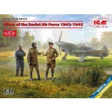 ICM 1/32 Pilots of the Soviet Air 1943-1945 Plastic Model Kit