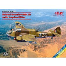 ICM 1/48 Bristol Beaufort Mk IA with tropical filters Plastic Model Kit