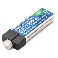 500mAh 1S 3.7V 25C LiPo High Current UMX Connector