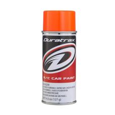 Duratrax Fluorescent Orange Lexan Body Spray Paint