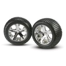 Rear Chrome Wheel and Alias Tire (2)