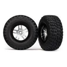 SCT Black Beadlock Wheels and Tires (2)