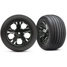Front Black Chrome Wheels and Alias Tires (2)