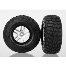 SCT Black Beadlock Wheels and Tires (2)
