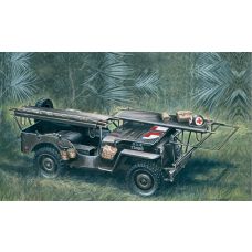 Italeri 1/35 1/4 Ton 4x4 Ambulance Jeep Plastic Model Kit ITA0326