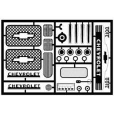 Model Car Garage 1950 Chevy 3100 Pickup Truck Detail Set