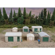Walthers Cornerstone HO Scale Metal Yard Shed Kit