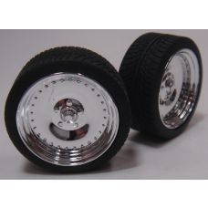 Pegasus 1/24-1/25 Scale 23" CL's Wheels & Tires (4)