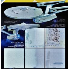 Polar Lights 1/350 USS Enterprise NCC-1701 Refit Aztec Decal Sheets