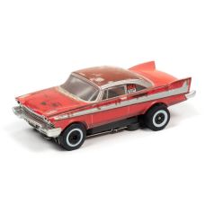 Auto World 4Gear 1958 Plymouth Fury Dirty/For Sale Christine HO Slot Car