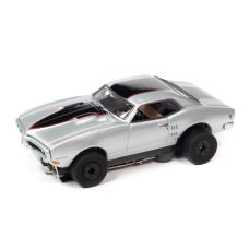 Auto World HO 1968 Pontiac Firebird Silver Slot Car SC392