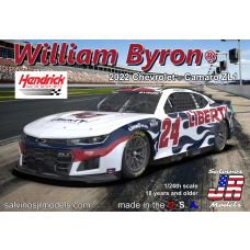 Salvinos Jr 1/24 2022 William Byron Liberty University Chevrolet Camaro Plastic Model Kit