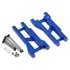 STRC Blue Aluminum HD Rear Suspension Arms w/Locknut Hinge Pins 