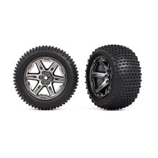 Traxxas Rustler Assembled Black Chrome Alias Tires