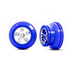 Traxxas Slash Blue Beadlock Front Wheels