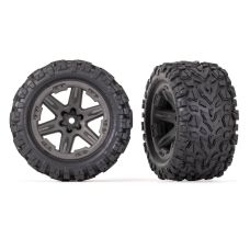 Traxxas Talon EXT Tires Mounted on RXT Gray Wheels 2.8" (2) 6763
