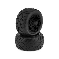 Traxxas Anaconda 2.8" Pre-Mounted Tires w/RXT Electric Rear Wheels (2) (Black)