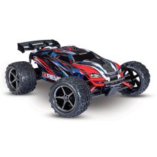 Traxxas E-Revo 1/16 Scale 4wd Monster Truck w/USB-C Charger Red/Blue 71054-8