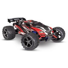 Traxxas E-Revo 1/16 Scale 4wd Monster Truck w/USB-C Charger Red 71054-8