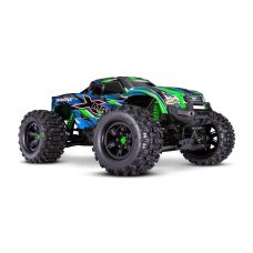 Traxxas X-Maxx 8S Brushless 4wd Monster Truck w/Belted Tires Green 77096-4 Three Quarter View