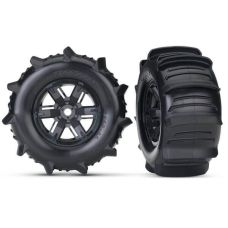 Traxxas X-Maxx Mounted Paddle Tires (2) 7773