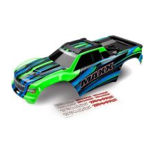 Traxxas Maxx Green Painted Body w/Decals 8911G