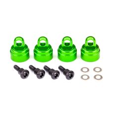 Traxxas Ultra Shock Aluminum Shock Caps Green (4) 3767G
