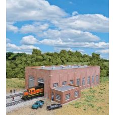 Walthers Cornerstone N Scale Two-Stall 130' Brick Diesel House Kit