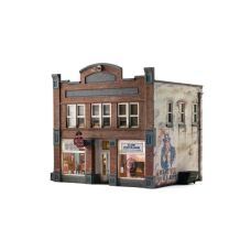 Woodland Scenics O Scale Built & Ready Records & Recruiting w/LED BR5871