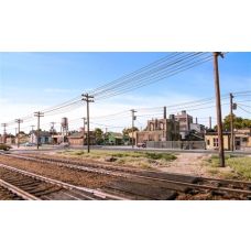 Woodland Scenics O Scale Pre-Wired Poles Single Crossbar US2280