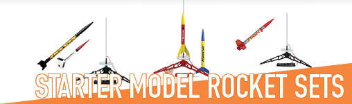 If you are new to model rockets you will want to check out our starter model rocket sets