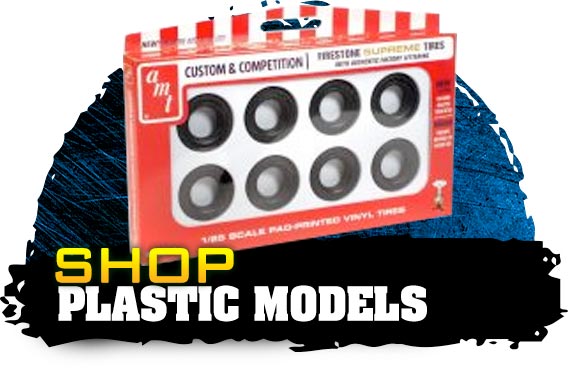 Explore our selection of plastic model kits, featuring a diverse range of vehicles for enthusiasts and hobbyists to assemble and customize